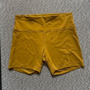 Lululemon Athletica Yellow Shorts Athletic Style